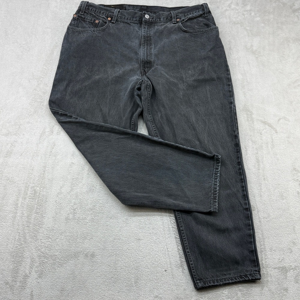 Vintage Levi's 560 Jeans Men 40x30 Black Loose Tapered Leg Denim 90s Made In USA